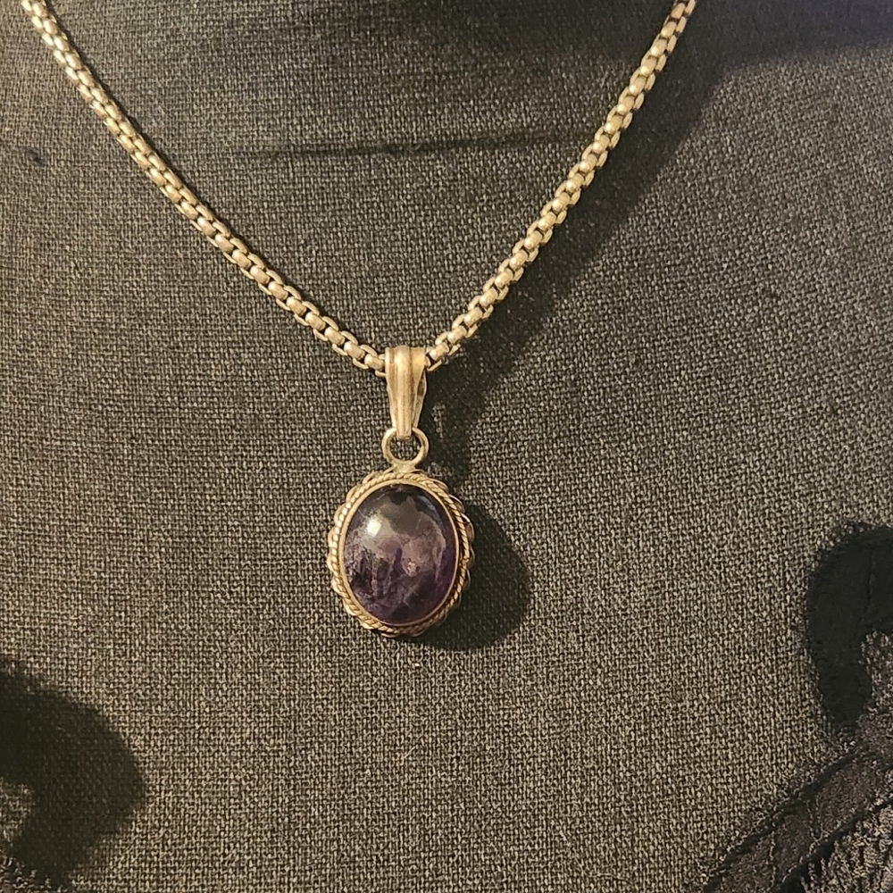 Amethyst Stone necklace.